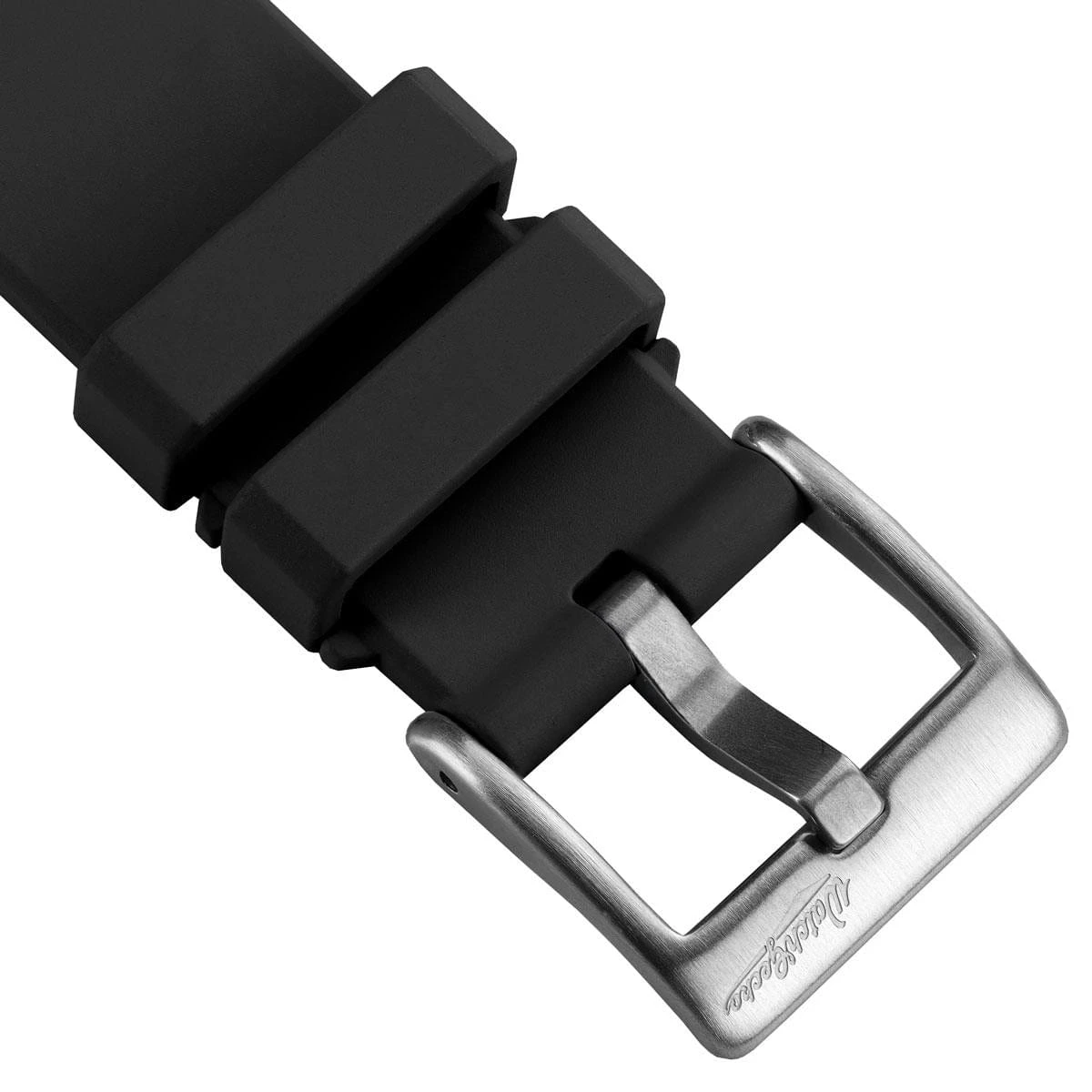 WatchGecko 41mm Tudor Black Bay Style Rubber Watch Strap - Image 8