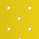 WatchGecko Vintage Tropical Style FKM Rubber Watch Strap - Yellow - Image 8