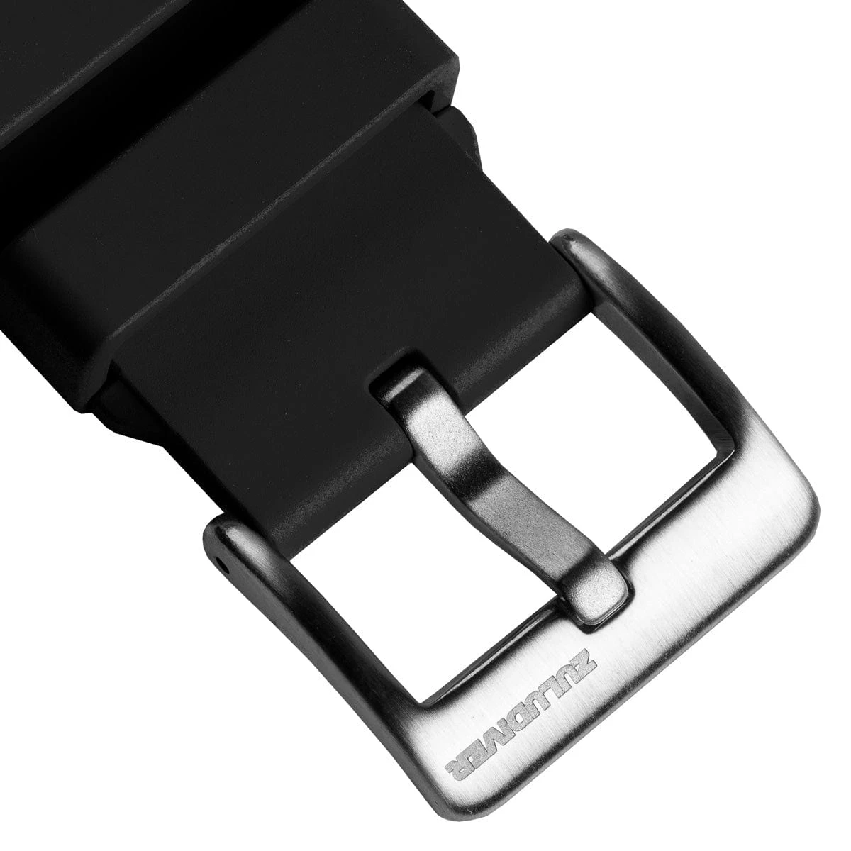 Zennor Quick Release FKM Rubber Watch Strap By ZULUDIVER - Black - Image 8