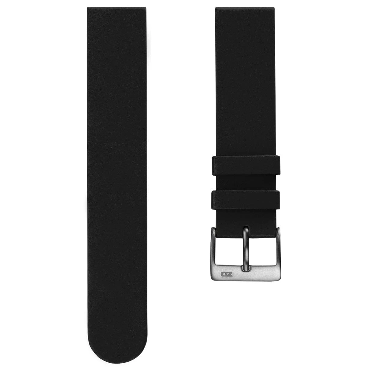 ZULUDIVER 270 Italian Rubber Watch Strap - Black - Image 3