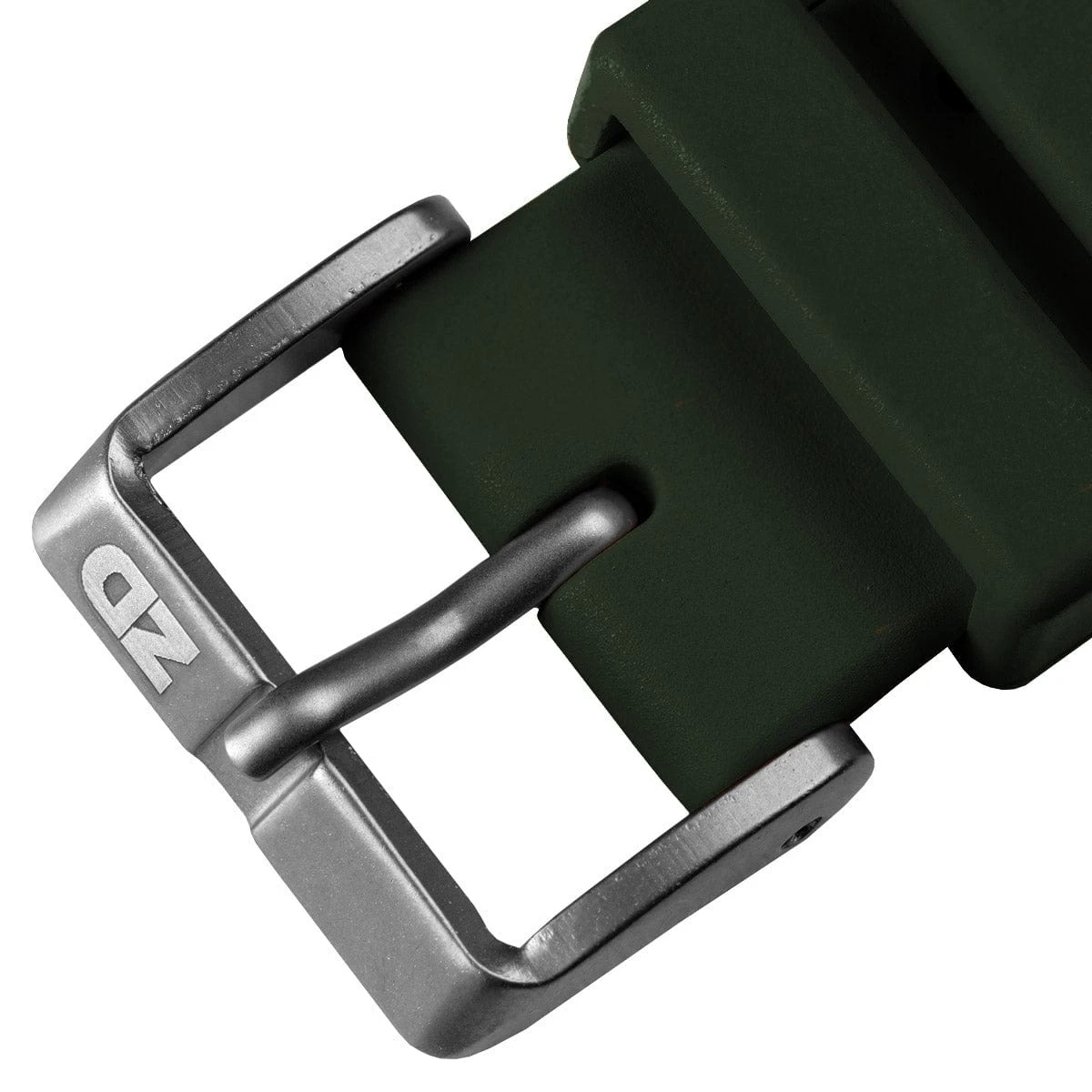 ZULUDIVER 284 Italian Rubber Diver's Watch Strap - Green - Image 7