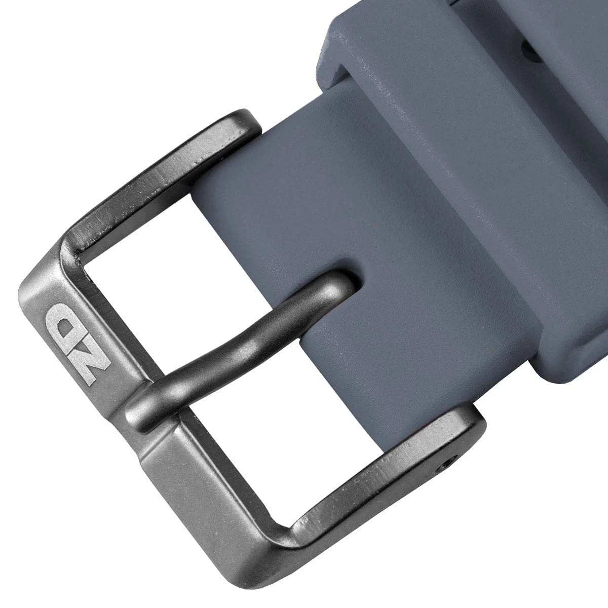 ZULUDIVER 284 Italian Rubber Diver's Watch Strap - Light Grey - Image 5