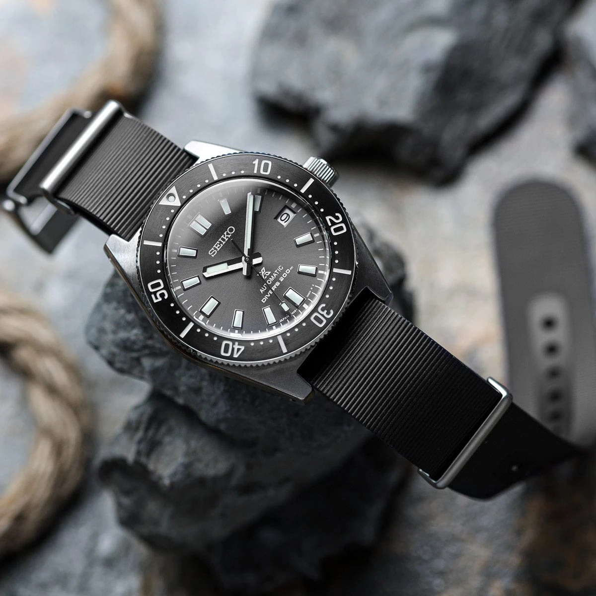 1973 British Military Watch Strap: 328 MARINE - Tactical - Green - Image 4