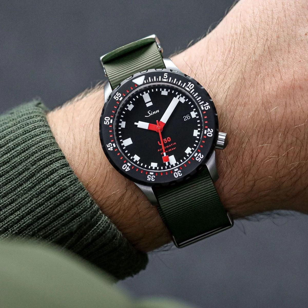 1973 British Military Watch Strap: 328 MARINE - Tactical - Green - Image 2