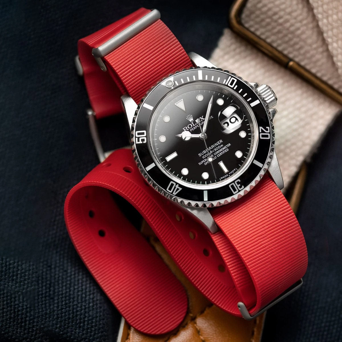 1973 British Military Watch Strap: 328 MARINE - Tactical - Grey - Image 3