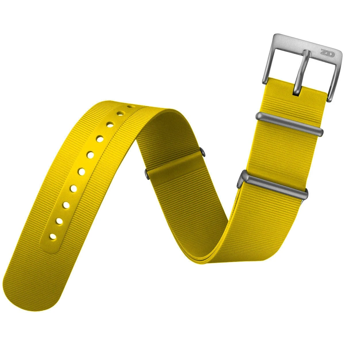 1973 British Military Watch Strap: 328 MARINE - Tactical - Yellow - Image 4