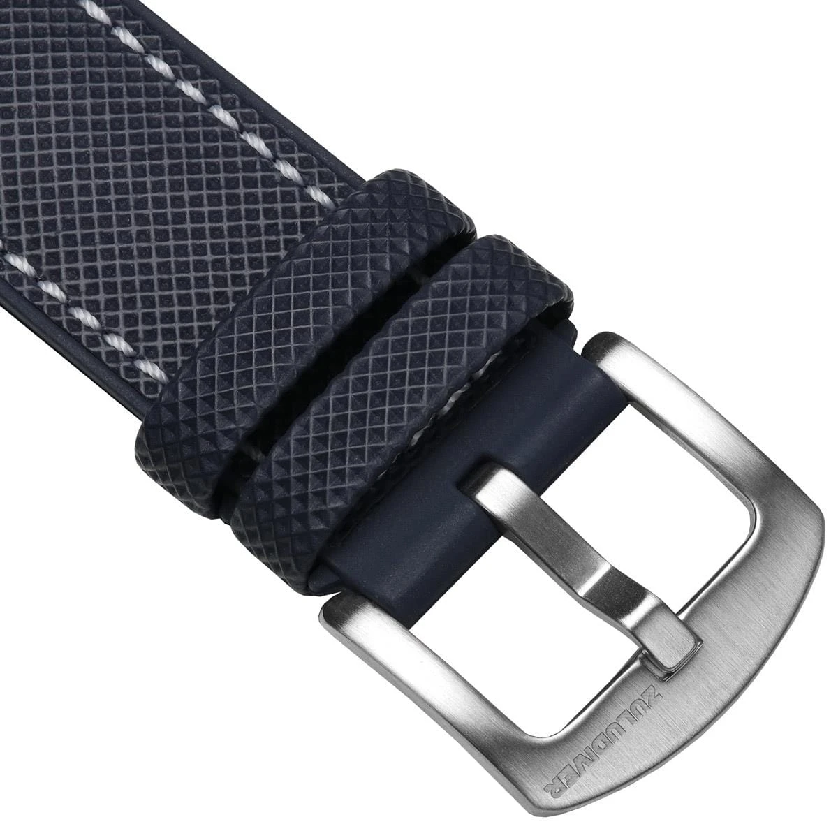 ZULUDIVER Anvil FKM Rubber Watch Strap - Blue - Image 8
