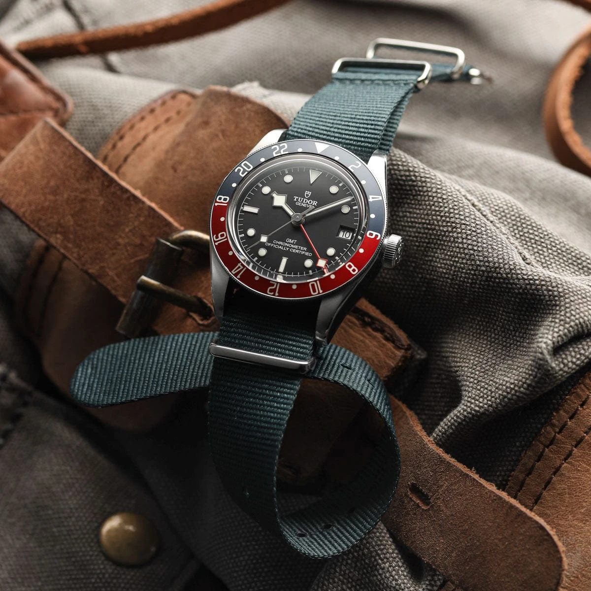 ZULUDIVER 1973 British Military Watch Strap: CADET - Admiralty Grey - Polished - Image 2