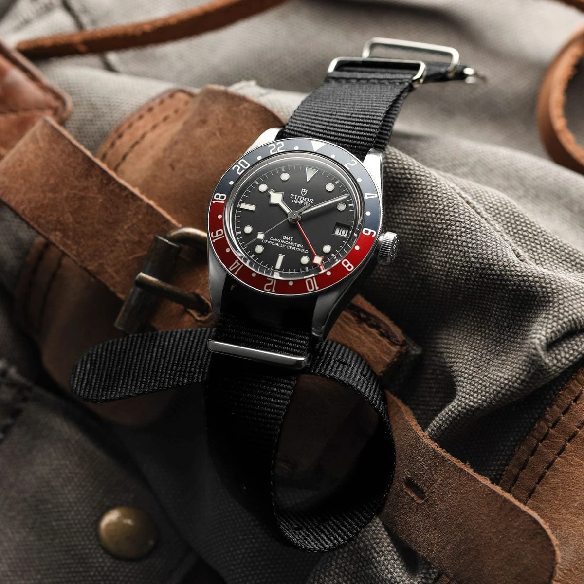 ZULUDIVER 1973 British Military Watch Strap: CADET - Combat Black - Polished - Image 4