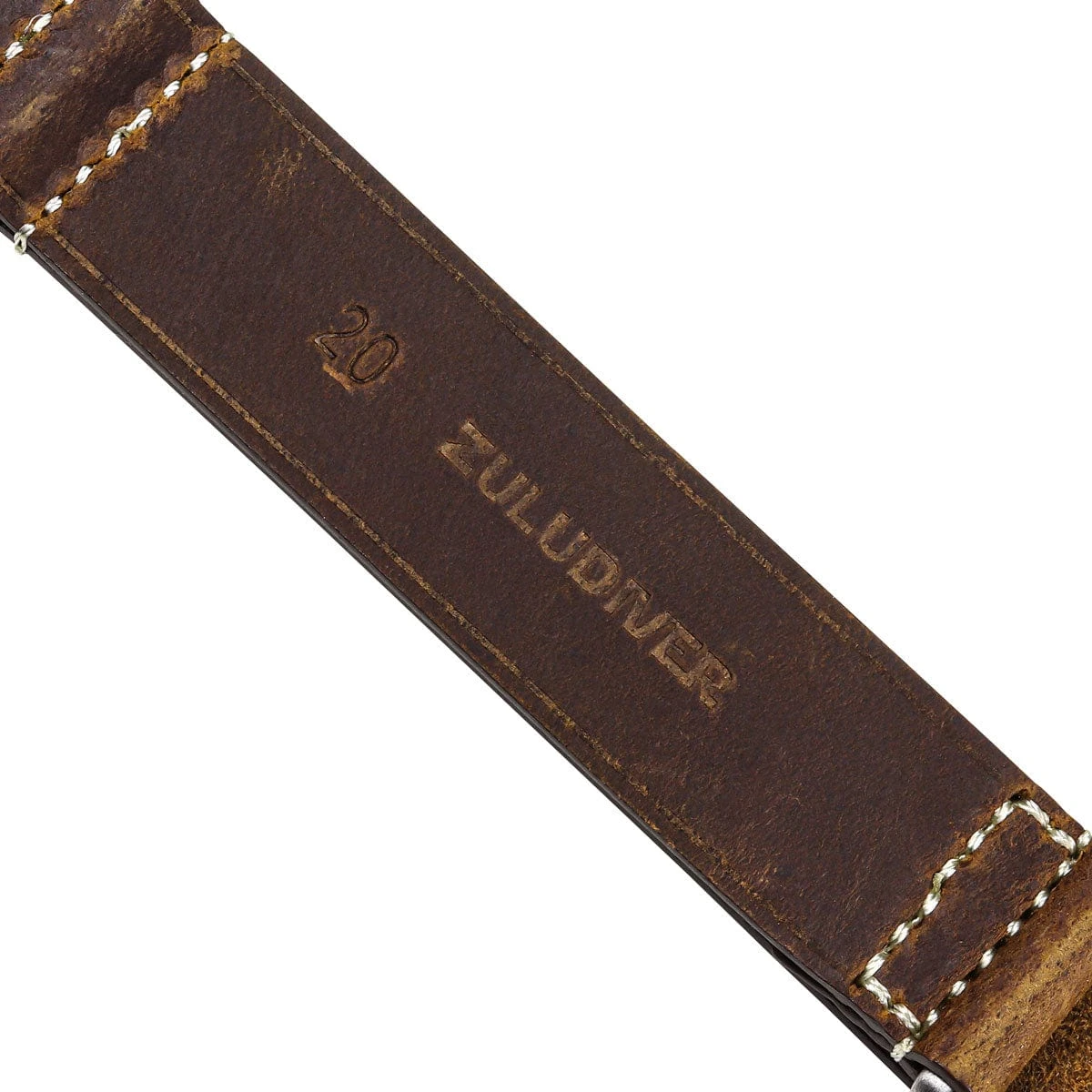 ZULUDIVER 1973 British Military Watch Strap: OXFORD - Chestnut Brown - Image 12