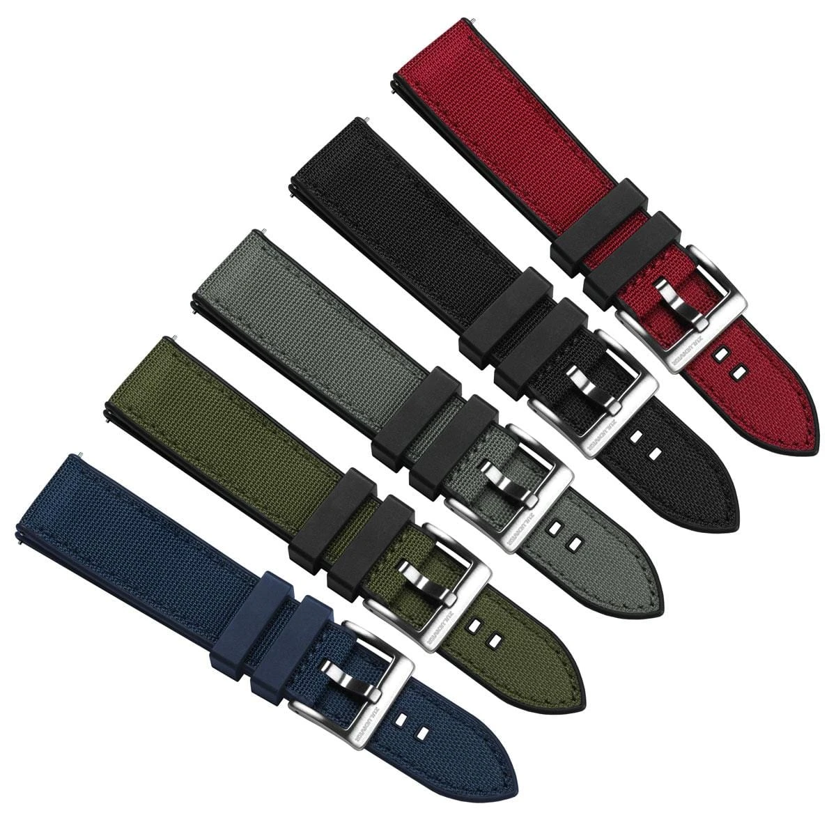 ZULUDIVER Endurance Extreme Rubber Watch Strap - Black - Image 8