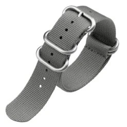 ZULUDIVER 1973 British Military Watch Strap: ZULU - Admiralty Grey