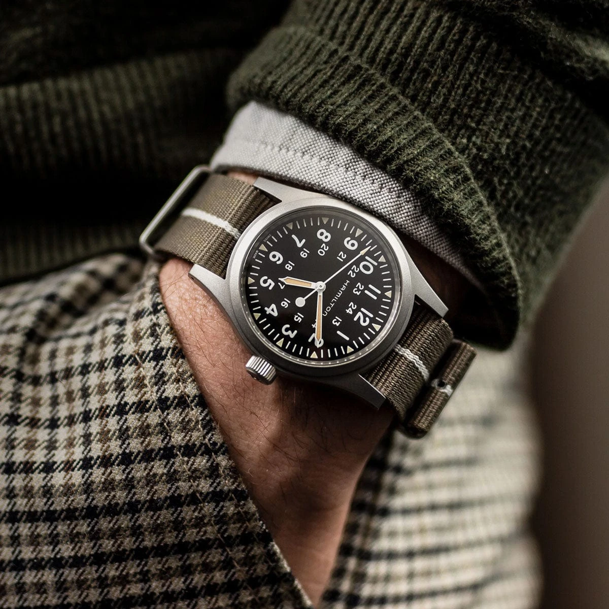 ZULUDIVER 1973 British Military Watch Strap: CADET Marine Nationale - Desert Sand & White - Image 3