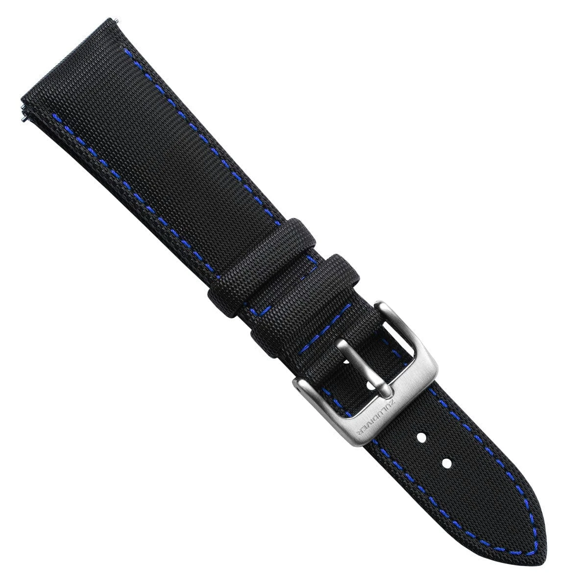ZULUIDIVER Mayday Regatta Sailcloth Divers Watch Strap - Blue - Image 5