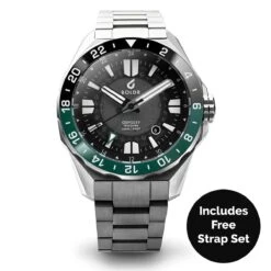 Boldr Odyssey Freediver GMT - Black / Green