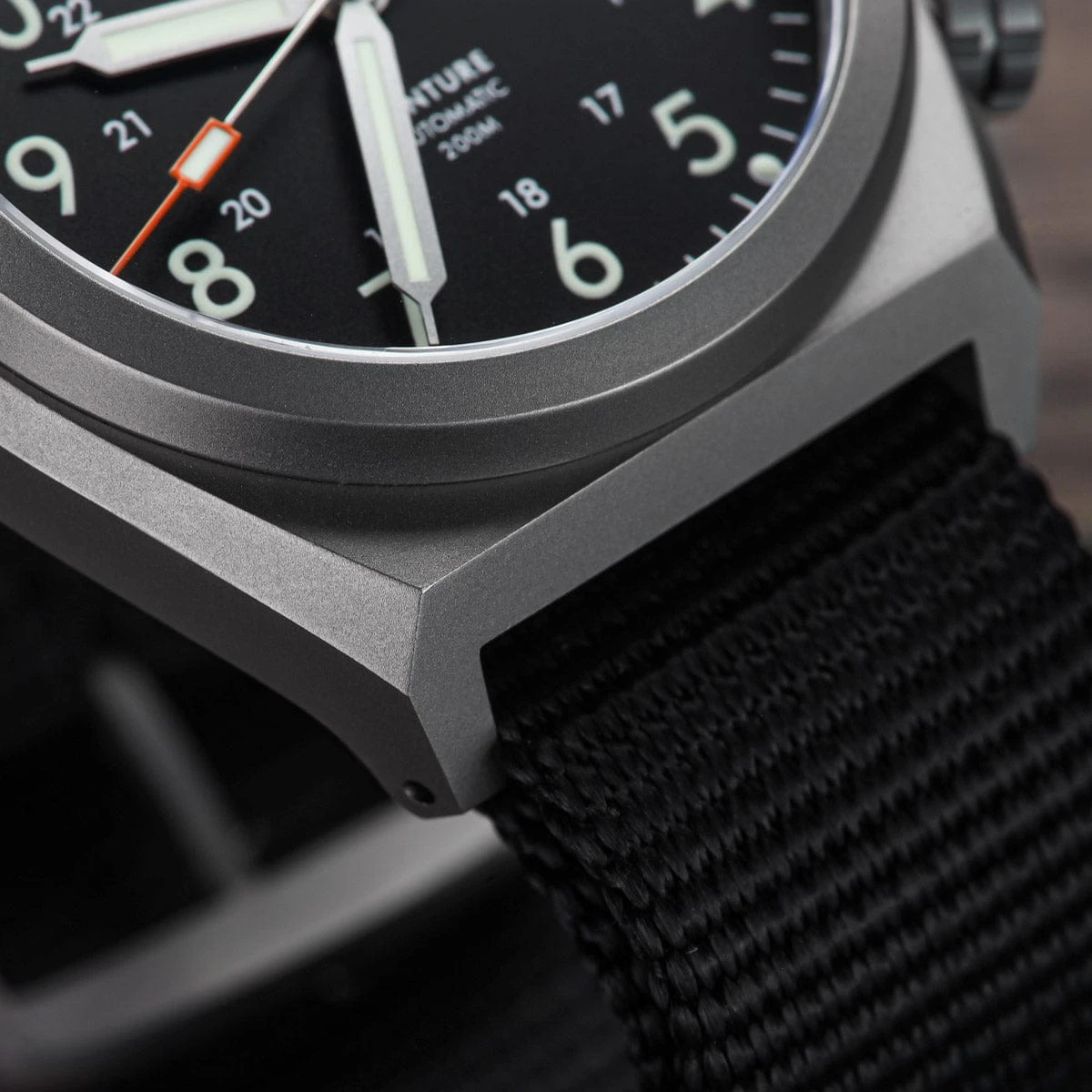 Boldr Venture Automatic Field Watch - Carbon Black - Image 10