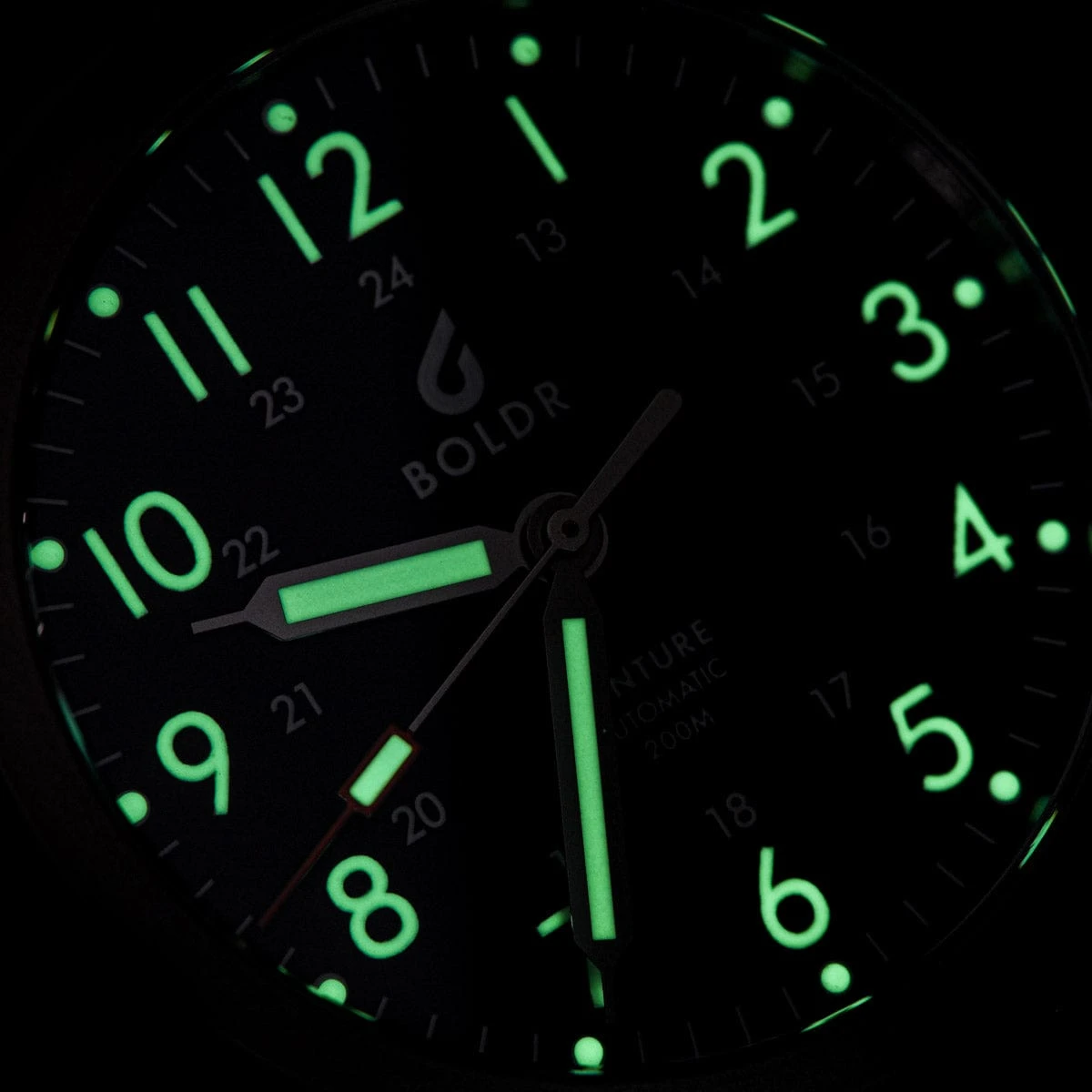 Boldr Venture Automatic Field Watch - Carbon Black - Image 11