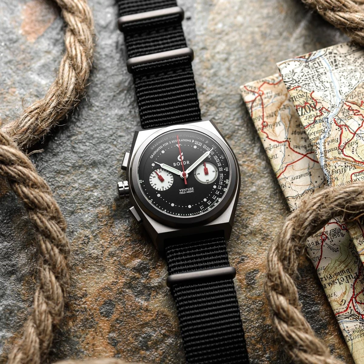 Boldr Venture Field Medic II Destro Chronograph Watch - Image 3