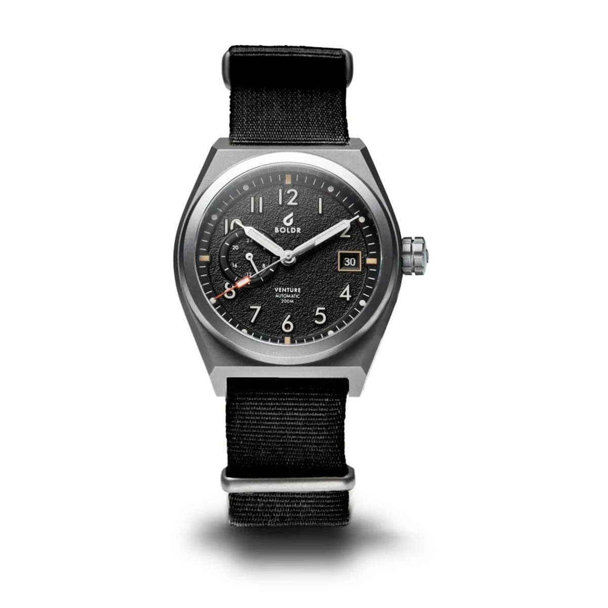 Boldr Venture Wayfarer Automatic Watch - Black - Image 7