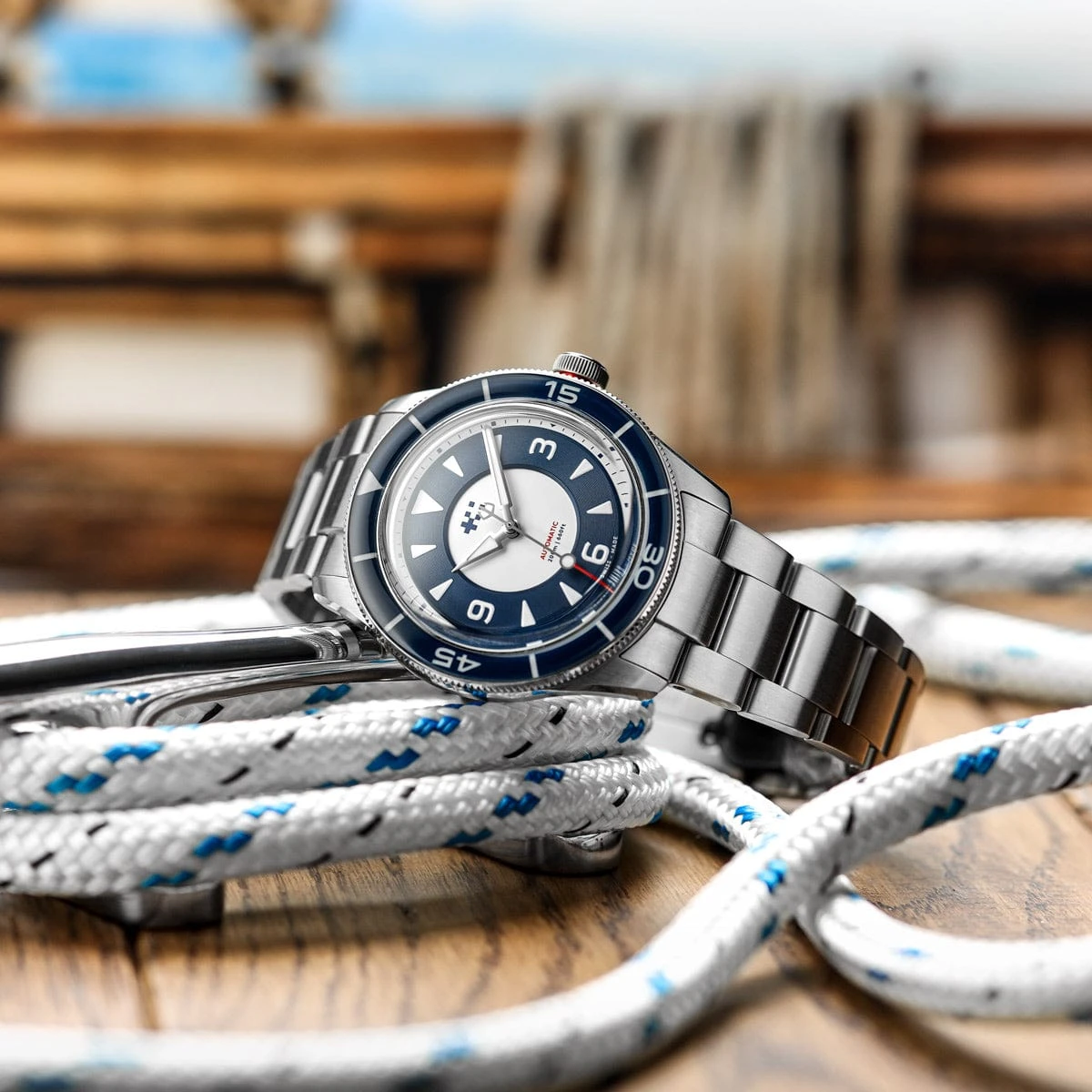 Christopher Ward + WatchGecko C65 Aquitaine - Stainless Steel Bracelet - Image 2