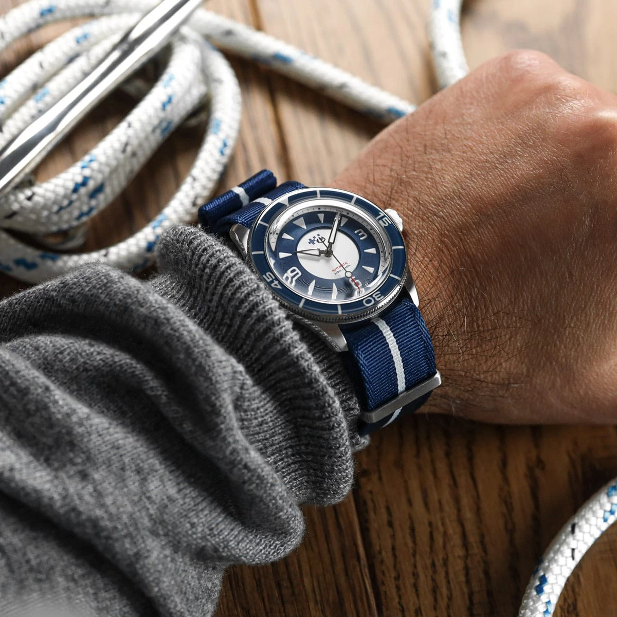 Christopher Ward + WatchGecko C65 Aquitaine - Stainless Steel Bracelet - Image 19