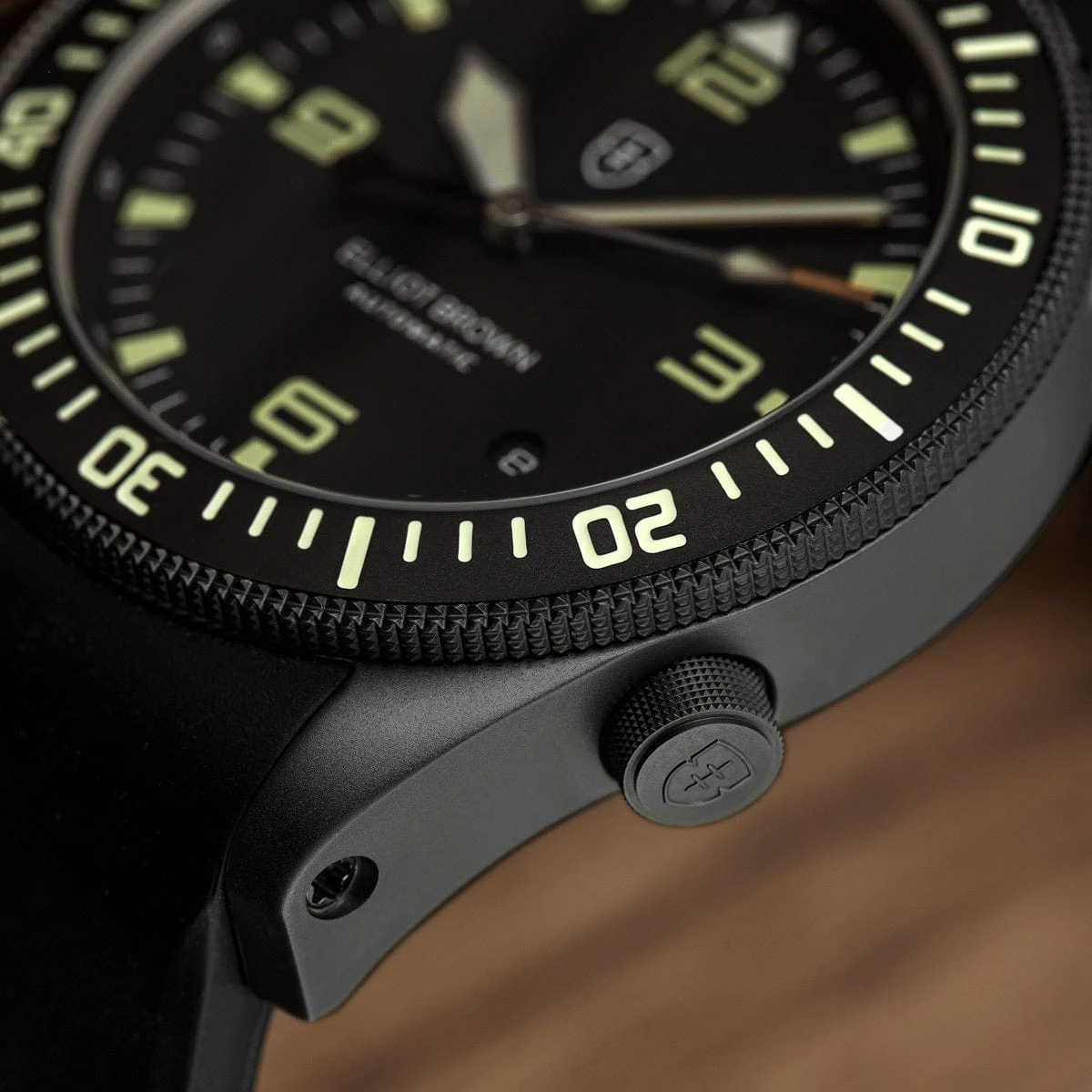 Elliot Brown Holton Automatic 101 - A10 - Black/Grey - Image 4