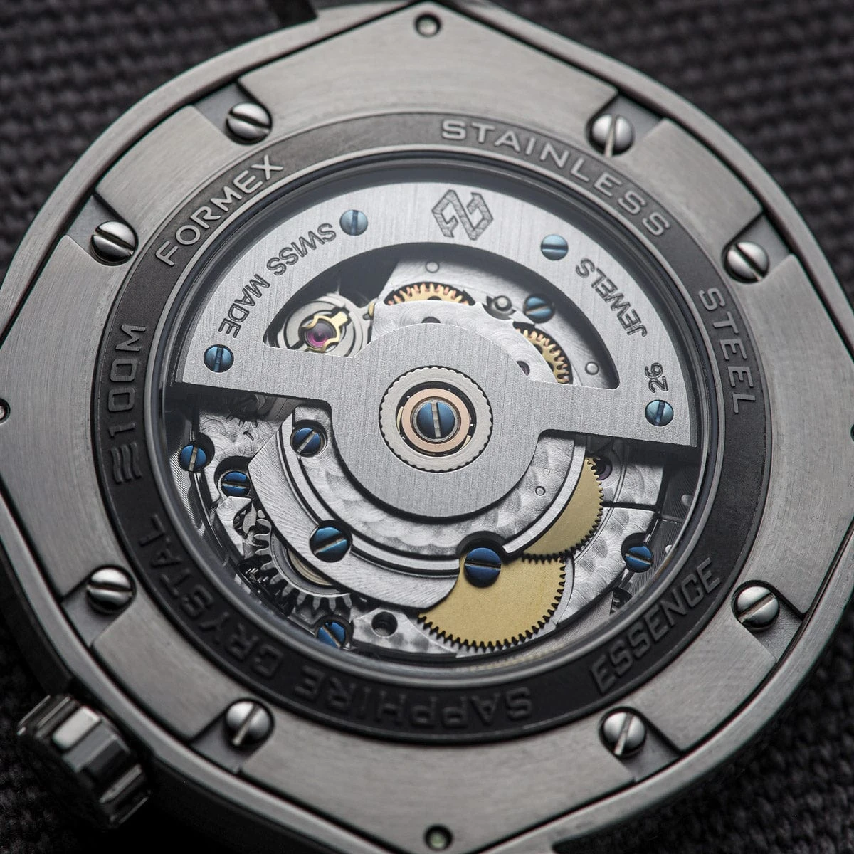 Formex Essence 39 Automatic Chronometer Watch - Dégradé Grey / Steel Bracelet - Image 3