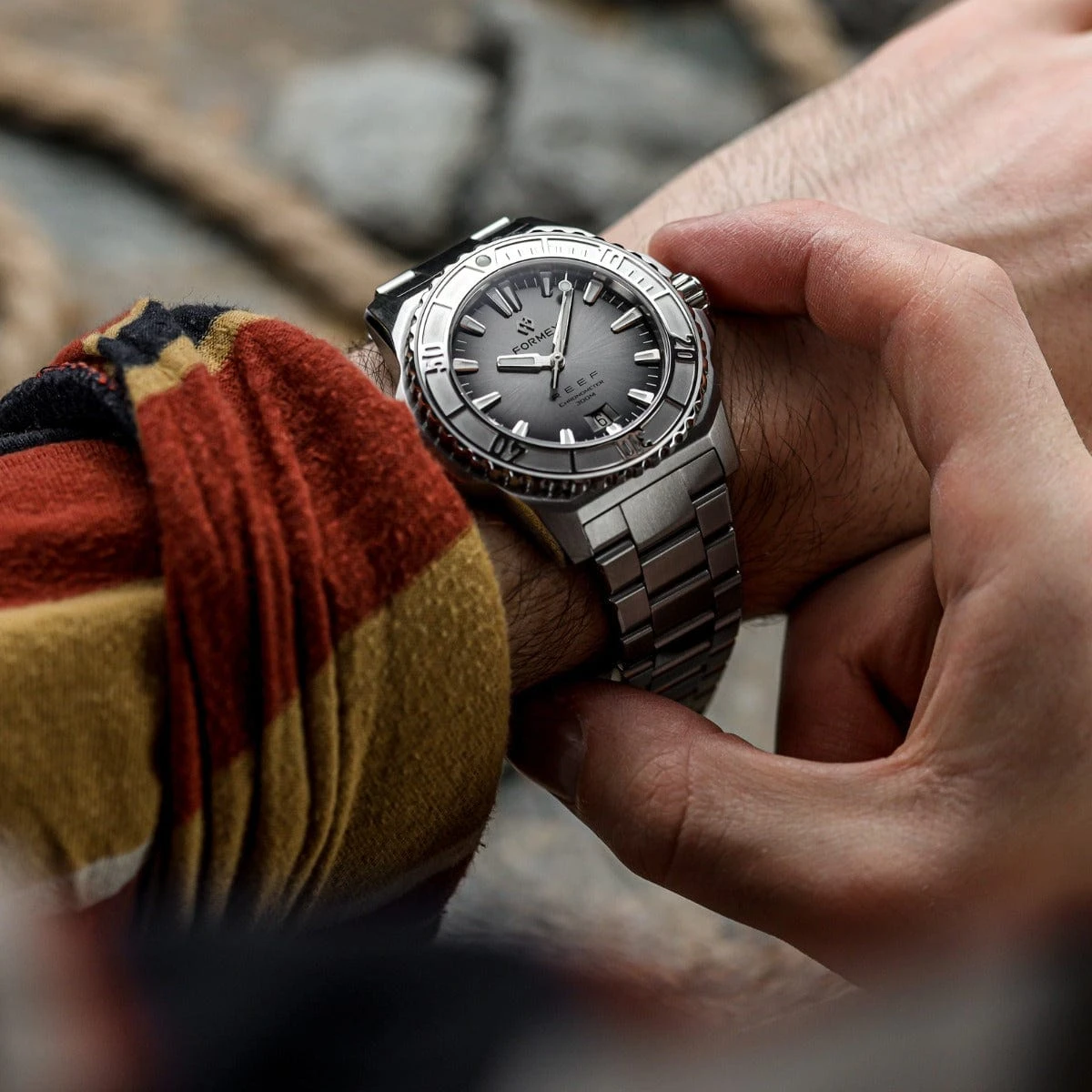 Formex REEF Automatic Chronometer - Silver Dial / Steel Bezel - Image 3