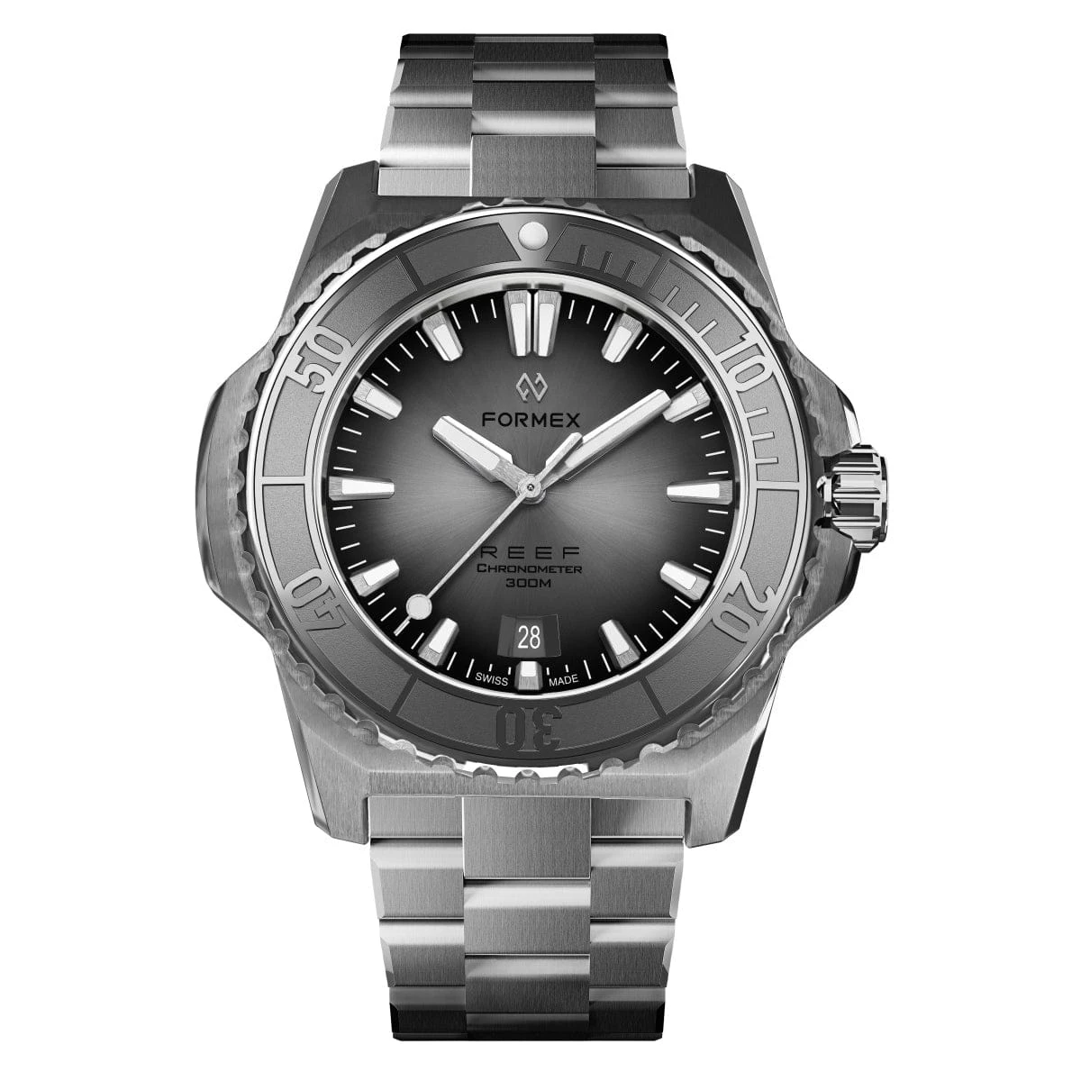 Formex REEF Automatic Chronometer - Silver Dial / Steel Bezel - Image 17