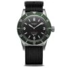 Geckota Ocean-Scout Dive Watch - Emerald Green - Black Nylon Strap
