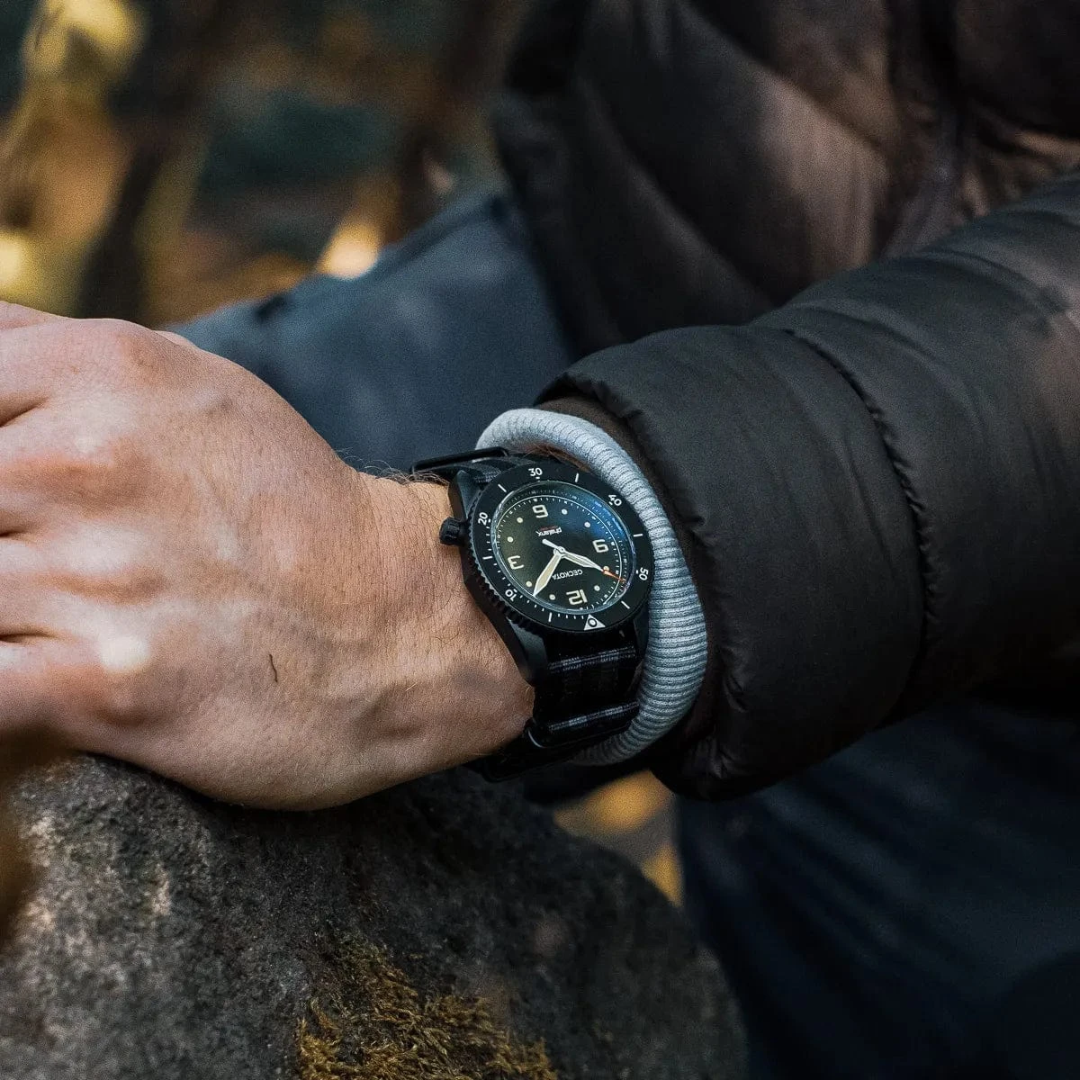 Geckota S-01 Phalanx Special Operations Watch - Blackout Edition - Tactical Set - Image 4