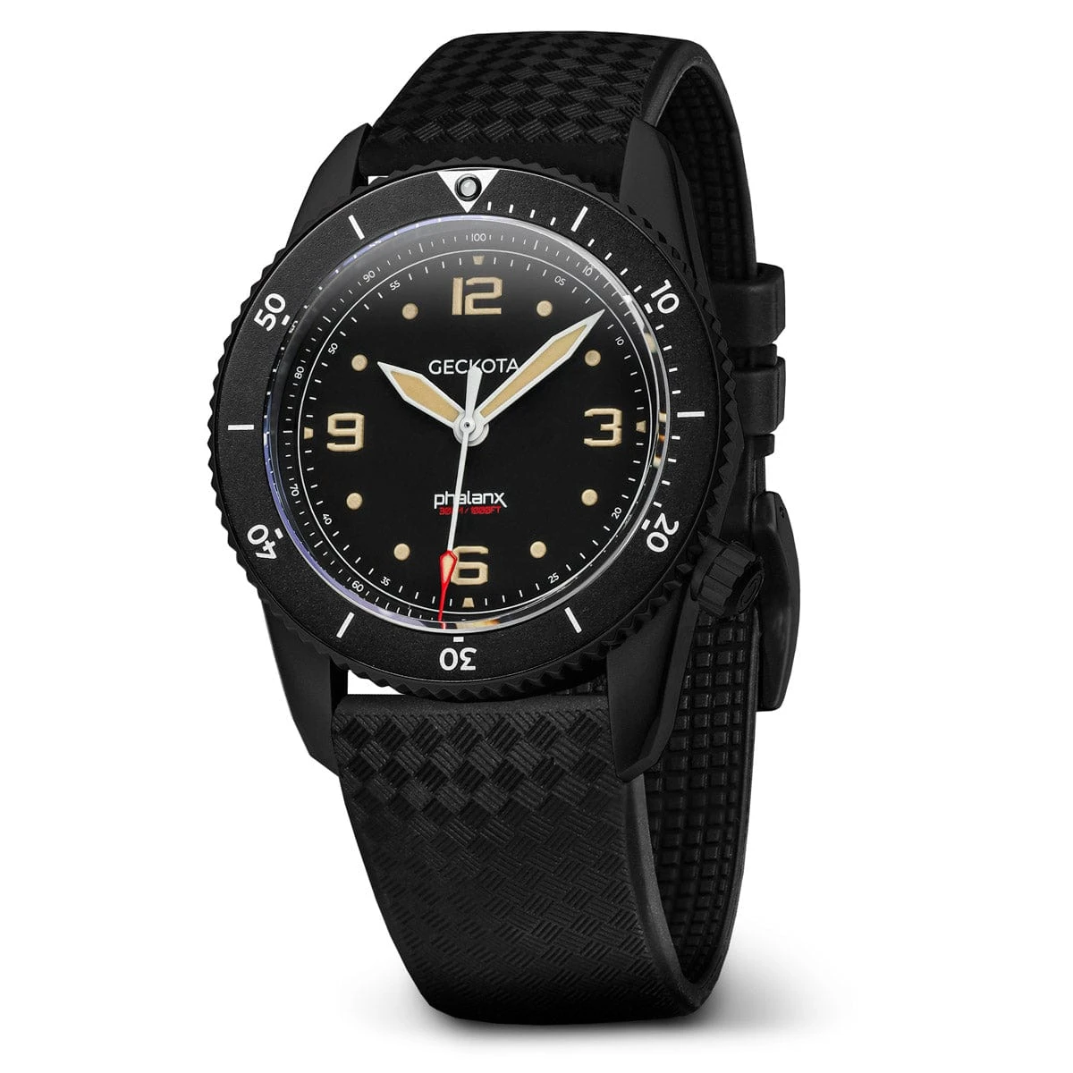 Geckota S-01 Phalanx Special Operations Watch - Blackout Edition - Tactical Set - Image 8