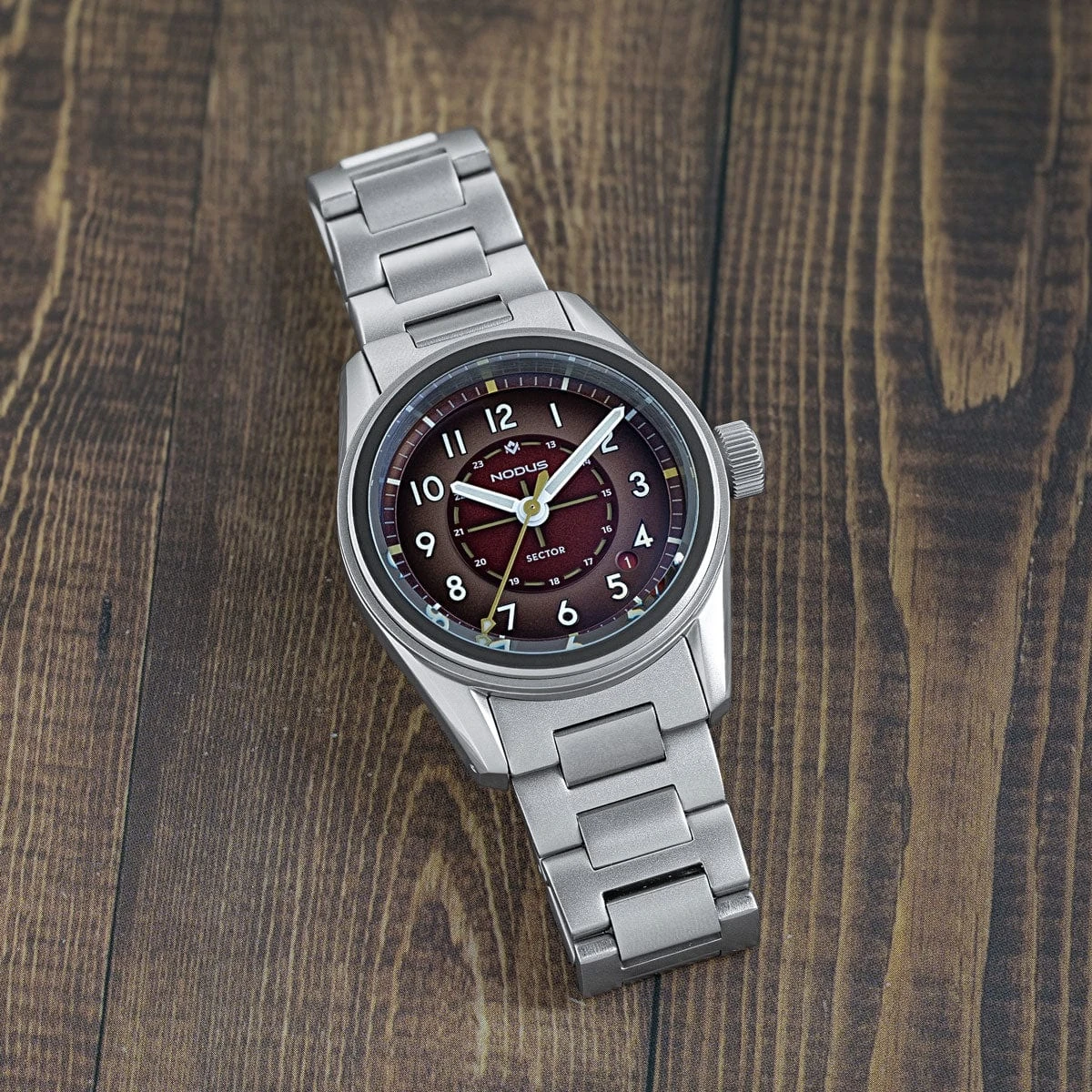 Nodus Sector Field Automatic Watch - Redwood - No Date - Image 5