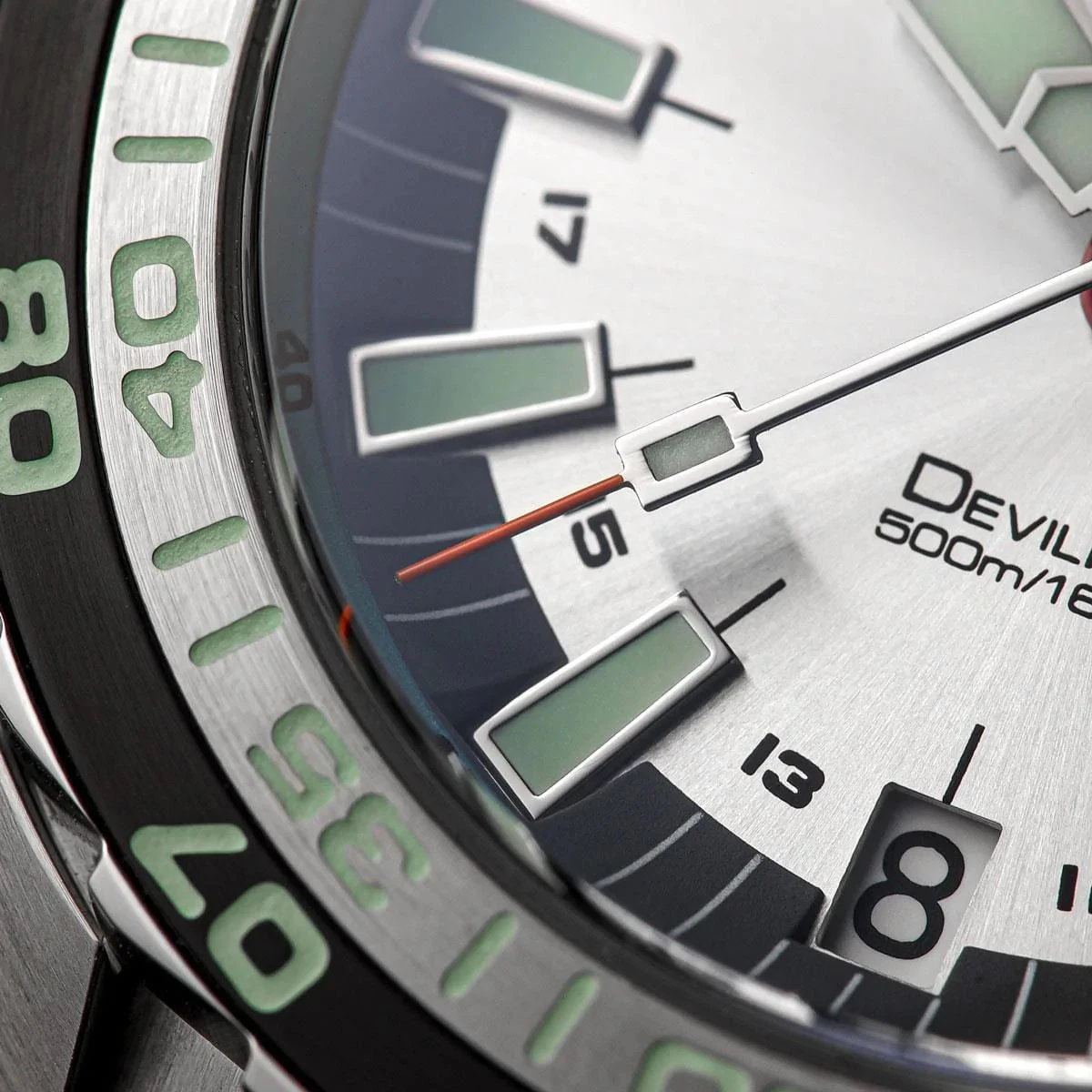 NTH DevilRay GMT Dive Watch - Date - White - Image 4