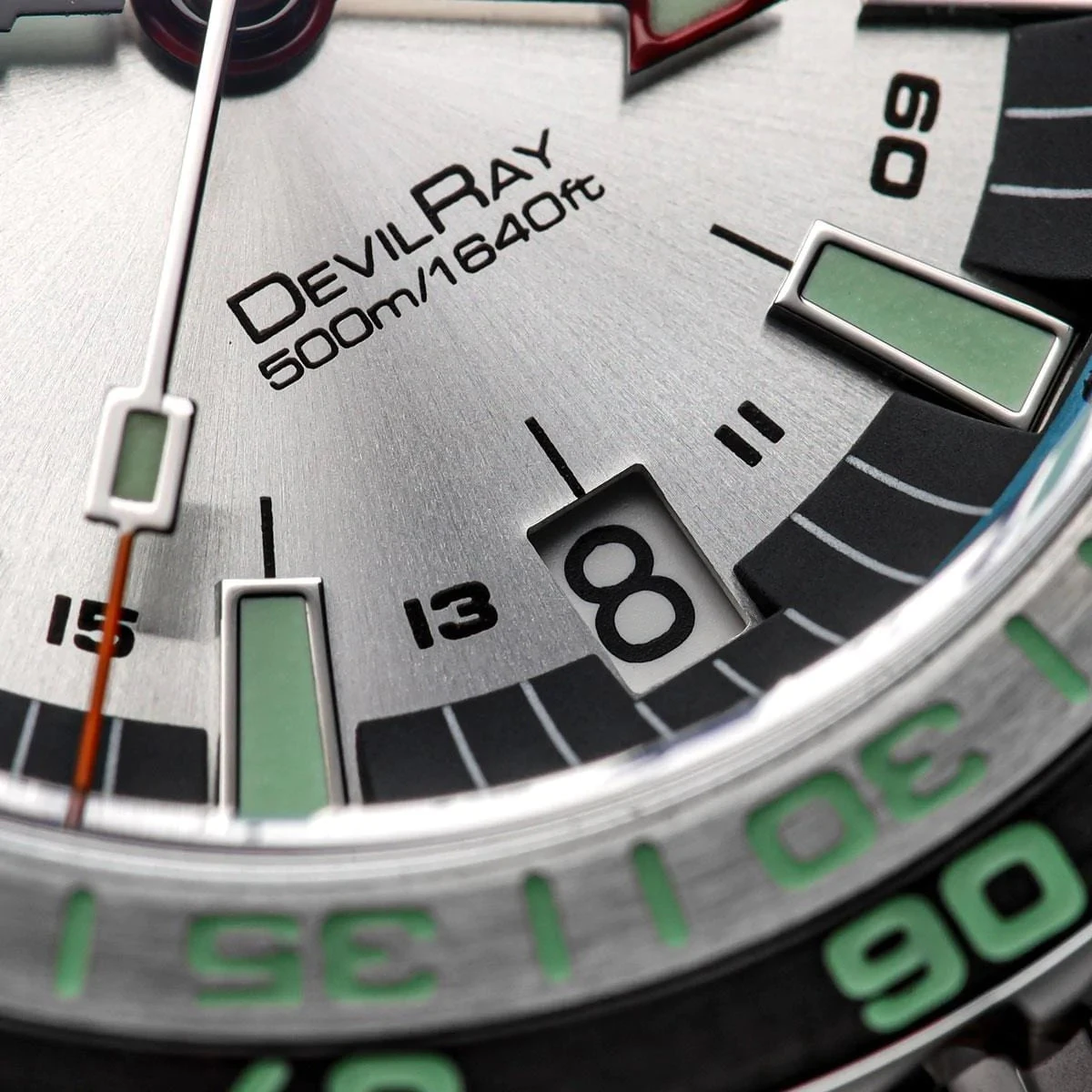 NTH DevilRay GMT Dive Watch - Date - White - Image 11