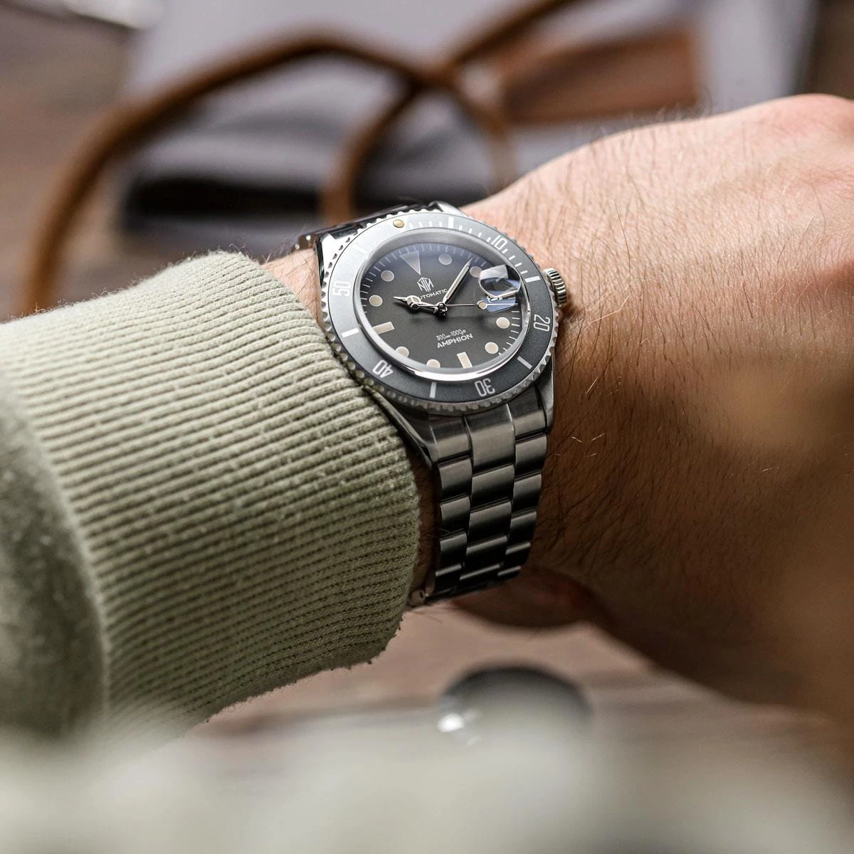 NTH Amphion Dive Watch - Anchor Grey - WatchGecko Exclusive - Image 2