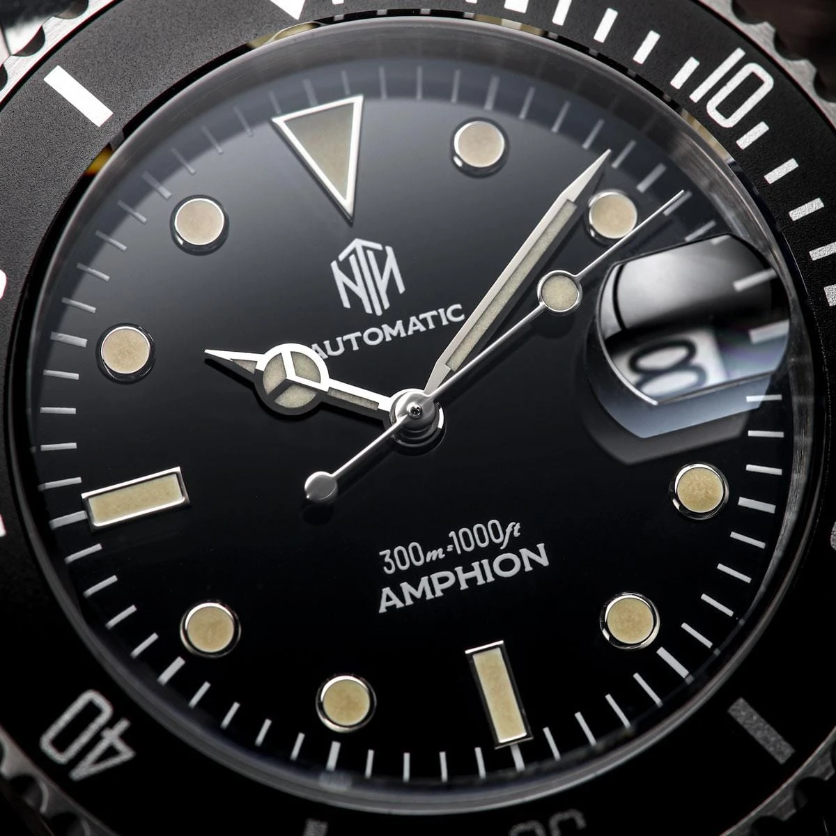 NTH Amphion Dive Watch - Onyx Black - WatchGecko Exclusive - Image 7