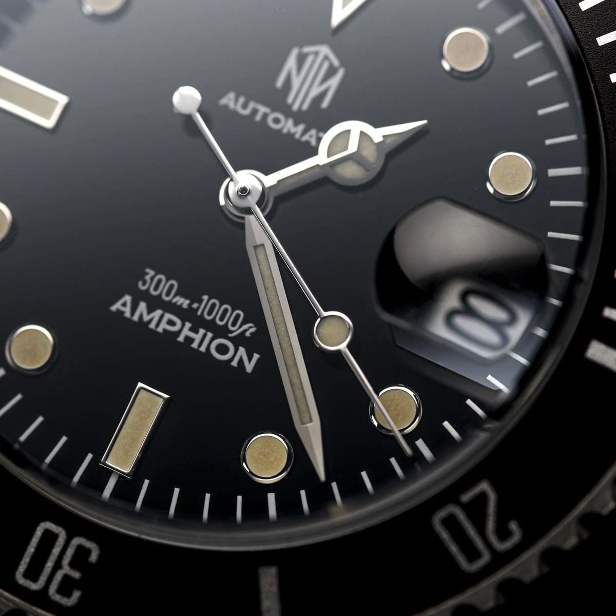 NTH Amphion Dive Watch - Onyx Black - WatchGecko Exclusive - Image 8