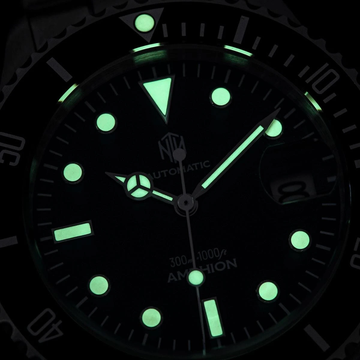 NTH Amphion Dive Watch - Onyx Black - WatchGecko Exclusive - Image 9