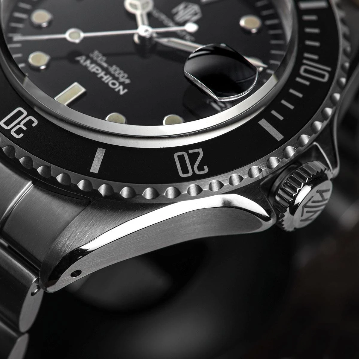 NTH Amphion Dive Watch - Onyx Black - WatchGecko Exclusive - Image 5