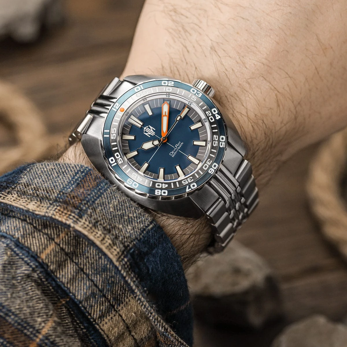 NTH DevilRay Dive Watch - Blue - WatchGecko Exclusive - Image 2