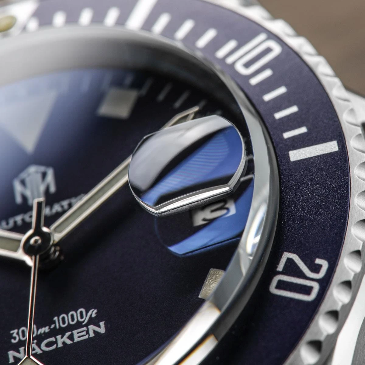 NTH Näcken Dive Watch - Admiral Blue - WatchGecko Exclusive - Image 8