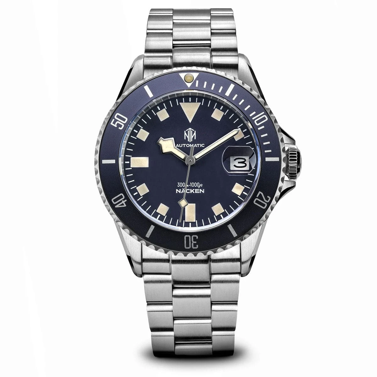 NTH Näcken Dive Watch - Admiral Blue - WatchGecko Exclusive - Image 10