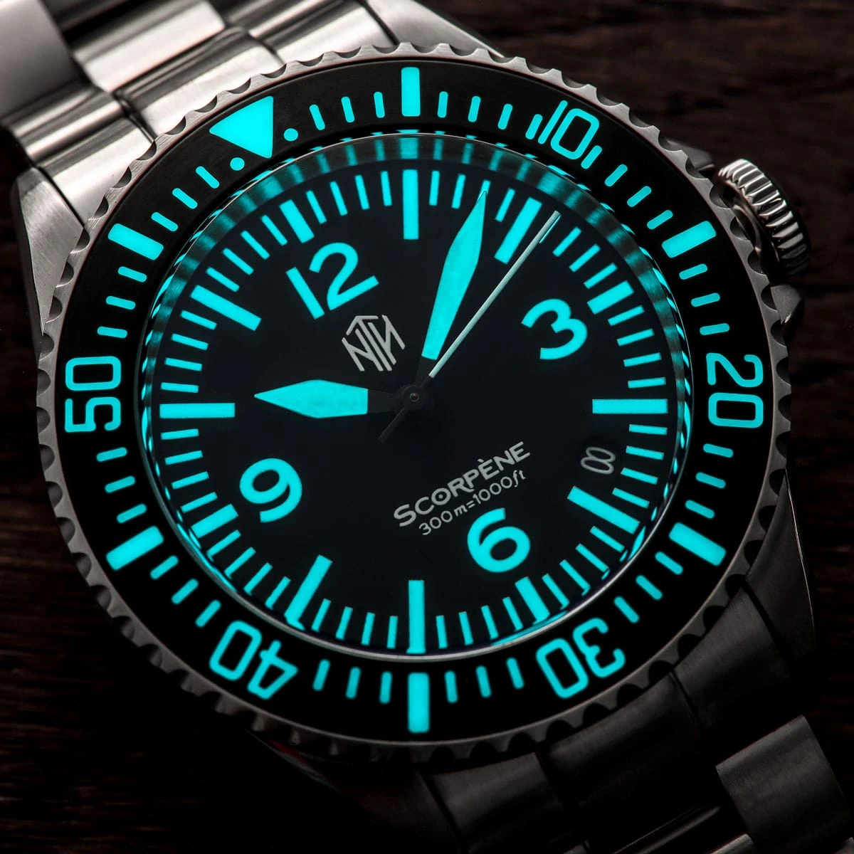NTH Scorpène Dive Watch - Oyster Bracelet - Date - Image 11