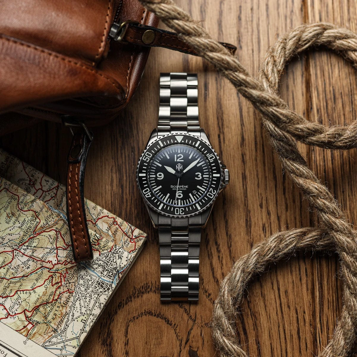 NTH Scorpène Dive Watch - Oyster Bracelet - No Date - Image 2