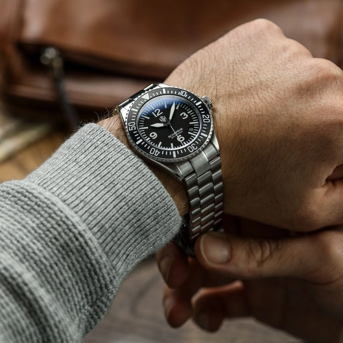 NTH Scorpène Dive Watch - Oyster Bracelet - No Date - Image 13