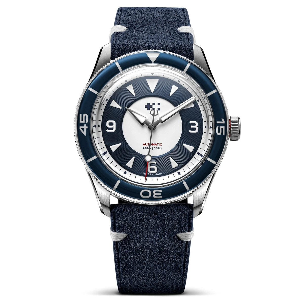 Christopher Ward + WatchGecko C65 Aquitaine - Overton Blue Suede - Image 12